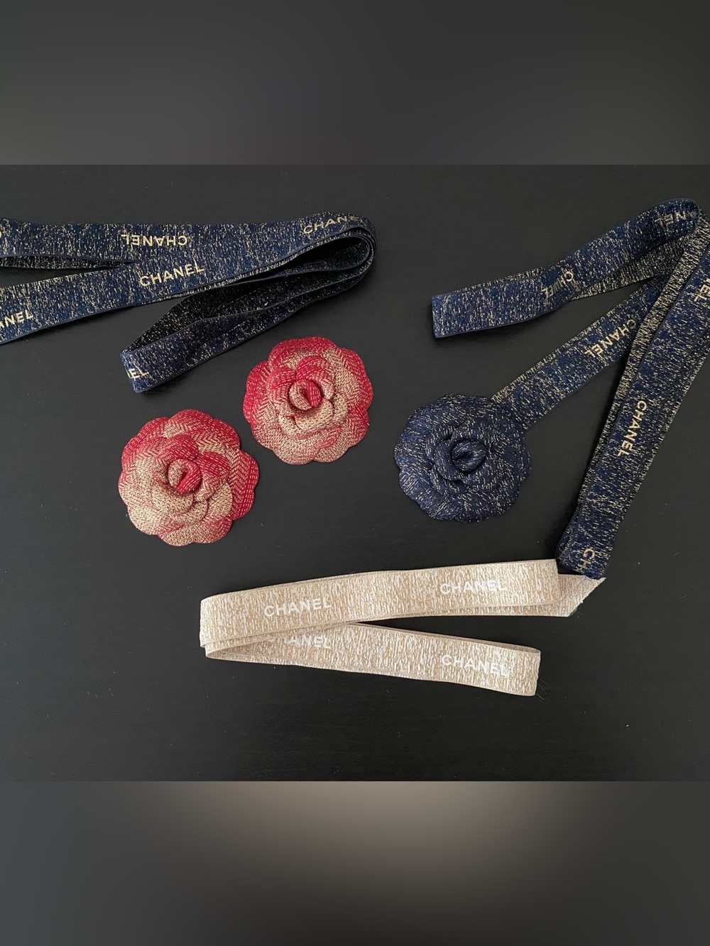 Chanel Holiday Camellia with Ribbons - LIMITED Edition